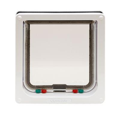 Hvid Cat Mate 221 Large kattelem med transparent klap
